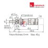Đầu panme 0-13mm/0.01mm Mitutoyo 148-504 Micrometer Heads 6 Đầu panme 0-13mm/0.01mm Mitutoyo 148-504