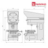 Máy chiếu biên dạng PJ-A3010F-200(MM) - 302-701-1E Mitutoyo Profile Projector 5 Máy chiếu biên dạng PJ-A3010F-200(MM) - 302-701-1E Mitutoyo Profile Projector 2
