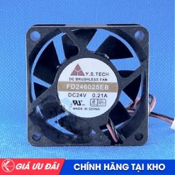 Quạt hút tản nhiệt Y.S.TECH FD240625EB 60x60x25mm 24VDC giá tại KHO