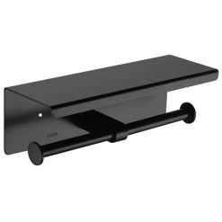 Lô giấy vệ sinh màu đen inox 304 Miken MK-10004B