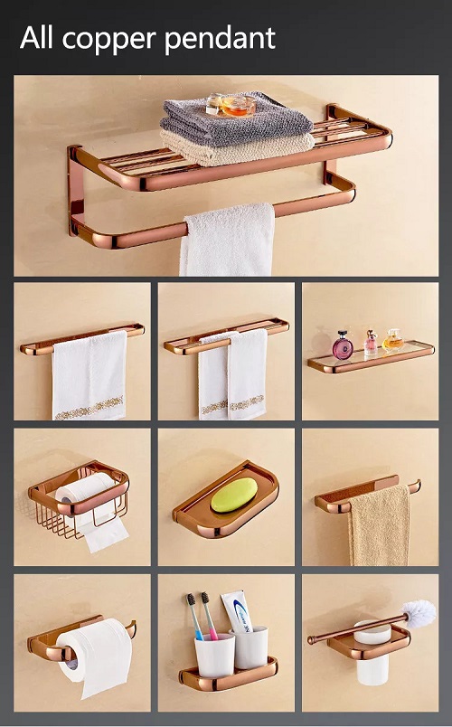 miken20al-ph41-5 Treo giấy vệ sinh màu vàng hồng Rose Gold Miken AL-PH41 Chính Hãng 5