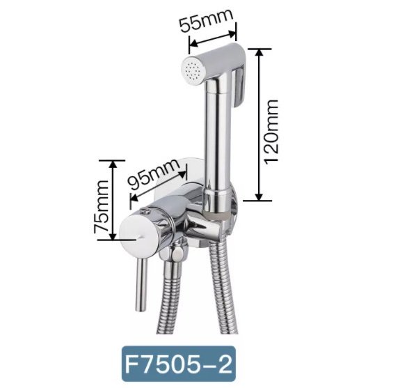 miken20f-7505w-2_4 Vòi xịt vệ sinh nóng lạnh âm tường Miken F-7505W-2 Chính Hãng 3