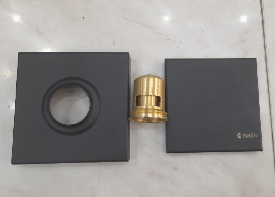 Ga thoát sàn mặt âm cắt đá màu đen Miken MK-1200BLA (12x12cm - Ø48-60-76-90-110) Chính Hãng Ga thoát sàn mặt âm cắt đá màu đen Miken MK-1200BLA (12x12cm - Ø48-60-76-90-110) Chính Hãng