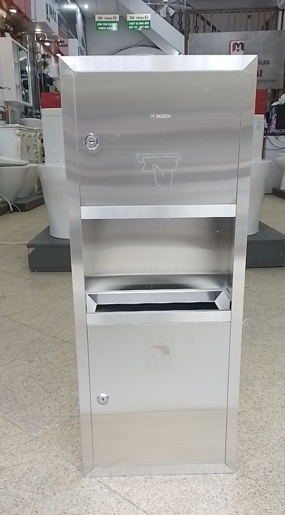 miken20mkg-rak90542_1 Hộp giấy kèm thùng rác dương tường Miken MKG-RAK90542 Chính Hãng 2