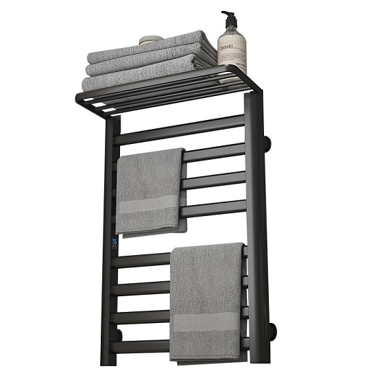 miken20r395b-1 Giàn sấy khăn tắm khăn mặt màu đen Miken R395B Chính Hãng 1
