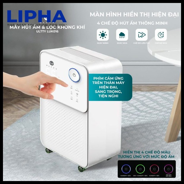 Máy hút ẩm & lọc không khí U-ULTTY LUK016 Chính Hãng 18 Máy hút ẩm & lọc không khí U-ULTTY LUK016 Chính Hãng