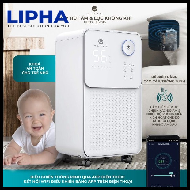 Máy hút ẩm & lọc không khí U-ULTTY LUK016 Chính Hãng 19 Máy hút ẩm & lọc không khí U-ULTTY LUK016 Chính Hãng