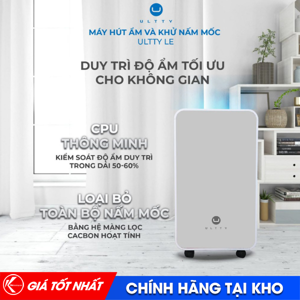 Máy hút ẩm và khử nấm mốc U-ULTTY LE Chính Hãng 18 Máy hút ẩm và khử nấm mốc U-ULTTY LE Chính Hãng