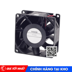 Quạt hút tản nhiệt NMB 08038RA-48T-FWD Kích thước 80x80x38mm, 48VDC 0.82A 4wires Fan