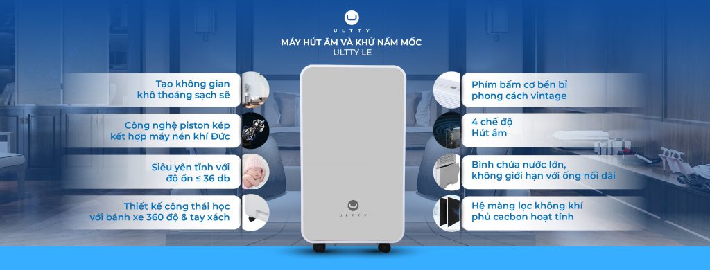Máy hút ẩm và khử nấm mốc U-ULTTY LE Chính Hãng 17 Máy hút ẩm và khử nấm mốc U-ULTTY LE Chính Hãng 1