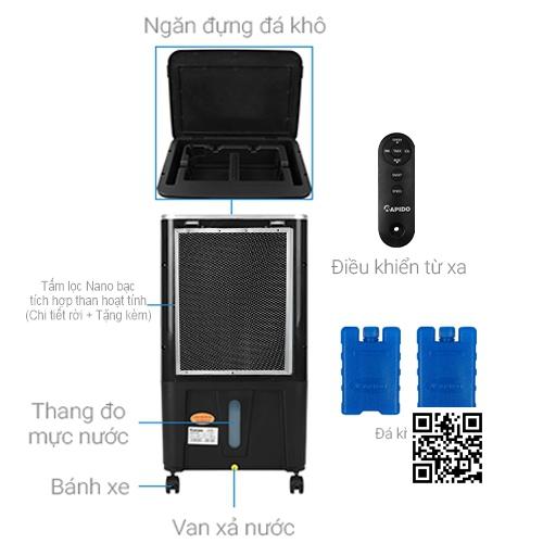 rapido-3000-d-2 Quạt điều hòa không khí Rapido TURBO 3000-D Chính Hãng 3