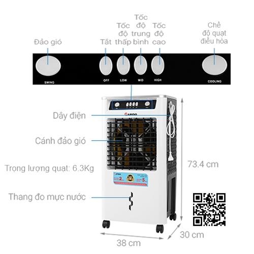 rapido-3000-m-1 Quạt điều hòa không khí Rapido TURBO 3000-M Chính Hãng 1
