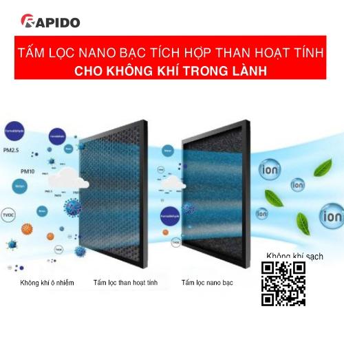 rapido-3000-m-5 Quạt điều hòa không khí Rapido TURBO 3000-M Chính Hãng 6