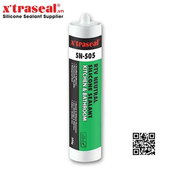 Keo silicone chống mốc, nấm RTV 100% Xtraseal SN-505 (trung tính) Keo silicone chống mốc, nấm RTV 100% Xtraseal SN-505 (trung tính)