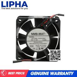Quạt hút tản nhiệt công nghiệp DC NMB-MAT 2410ML-04W-B40 12VDC 0.22A 60x60x25mm