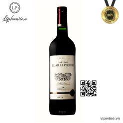 Rượu vang Pháp CHATEAU BEL AIR LA PERRIERE (Đạt huy chương đồng vùng Bordeaux)