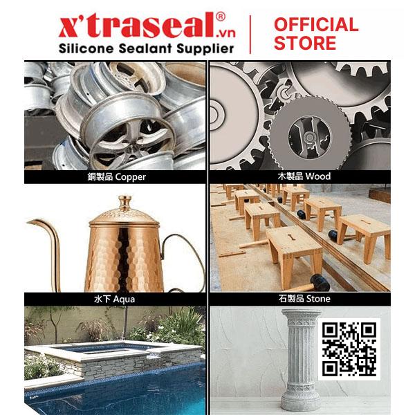 Keo dán AB đa năng Xtraseal 4 Minutes Epoxy Clear Hộp 2x17ml Keo dán AB đa năng Xtraseal 4 Minutes Epoxy Clear Hộp 2x17ml