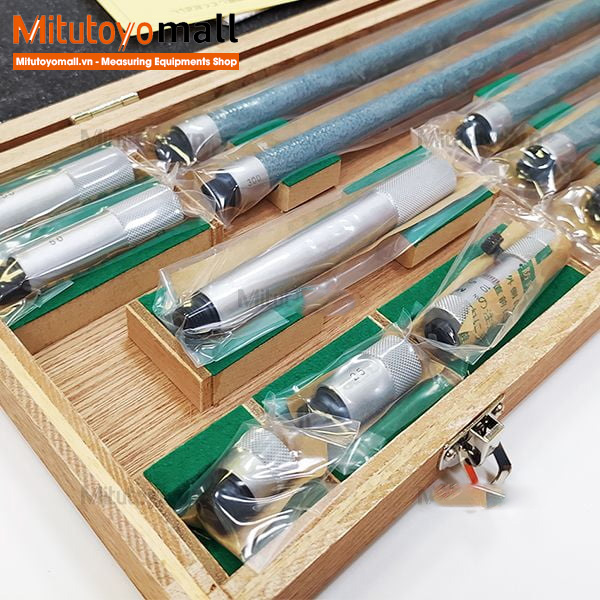 Panme cơ đo trong dạng ống nối 50-1500mm/0.01mm 137-205 Mitutoyo Tubular Inside Micrometer Panme cơ đo trong dạng ống nối 50-1500mm/0.01mm 137-205 Mitutoyo Tubular Inside Micrometer