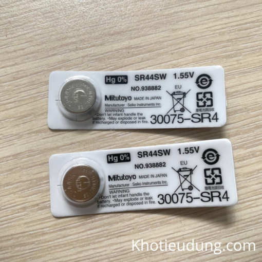 Pin cho thước kẹp - pin cho panme Mitutoyo 938882 SR44SW Chính Hãng 4