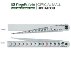 Thước đo khe hở vạch kaidan 1-15mm Niigata Seiki TPG-700SKD TAPER GAUGE WITH KAIDAN SCALE