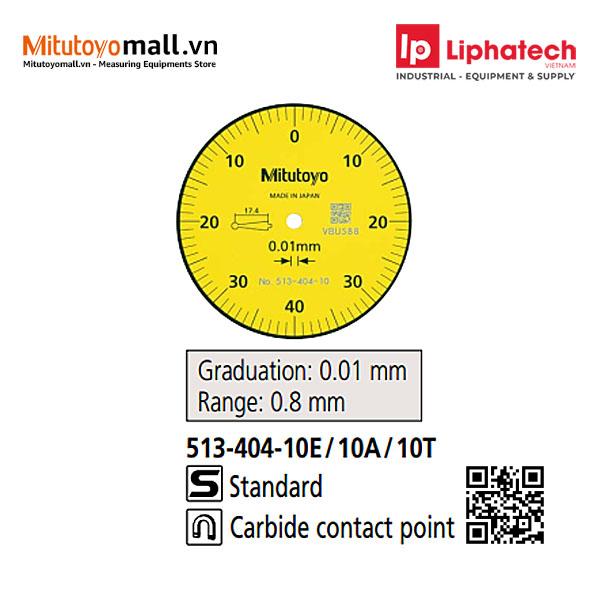 Đồng hồ chân gập 0.8mm x 0.01 Mitutoyo 513-404-10A Dial Test Indicator 2
