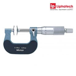 Panme cơ đầu đĩa đo bánh răng 0-25mm - 123-101 Mitutoyo Disk Micrometers