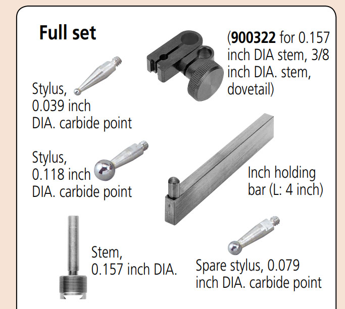 Đồng hồ chân gập 0.8mm x 0.01 - 513-304GT Mitutoyo (Xoay 360 độ full set) 6 Đồng hồ chân gập 0.8mm x 0.01 - 513-304GT Mitutoyo (Xoay 360 độ full set) 1