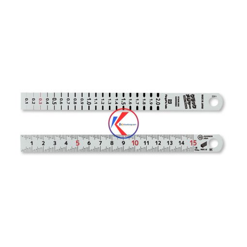 Thước đo vết nứt 0.1-2mm CM-SKD Niigata Seiki đo chiều dài 0-150mm vạch chia 1mm vật liệu Thép 1