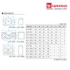Khối V chuẩn bằng Gang (1 cặp khớp) DCV-200B Niigata Seiki CAST IRON V BLOCKS 5 Khối V chuẩn bằng Gang (1 cặp khớp) DCV-200B Niigata Seiki CAST IRON V BLOCKS 2