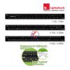 Thước tỉ lệ tam giác Niigata Seiki TSBA-30KD - Thước Nhôm 3 cạnh 6 tỉ lệ vạch Kaidan 5 Thước tỉ lệ tam giác Niigata Seiki TSBA-30KD