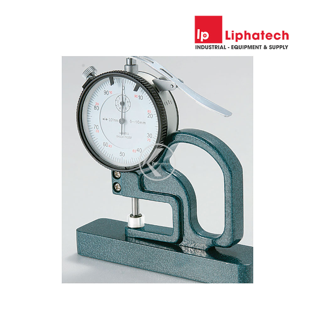 Niigata Seiki DS-3010S Đồng hồ đo độ dày vật liệu vật liệu kiểu cơ đầu sứ Kích thước đo 0-10mm độ chia 0.01mm 8 Niigata Seiki DS-3010S Đồng hồ đo độ dày vật liệu vật liệu