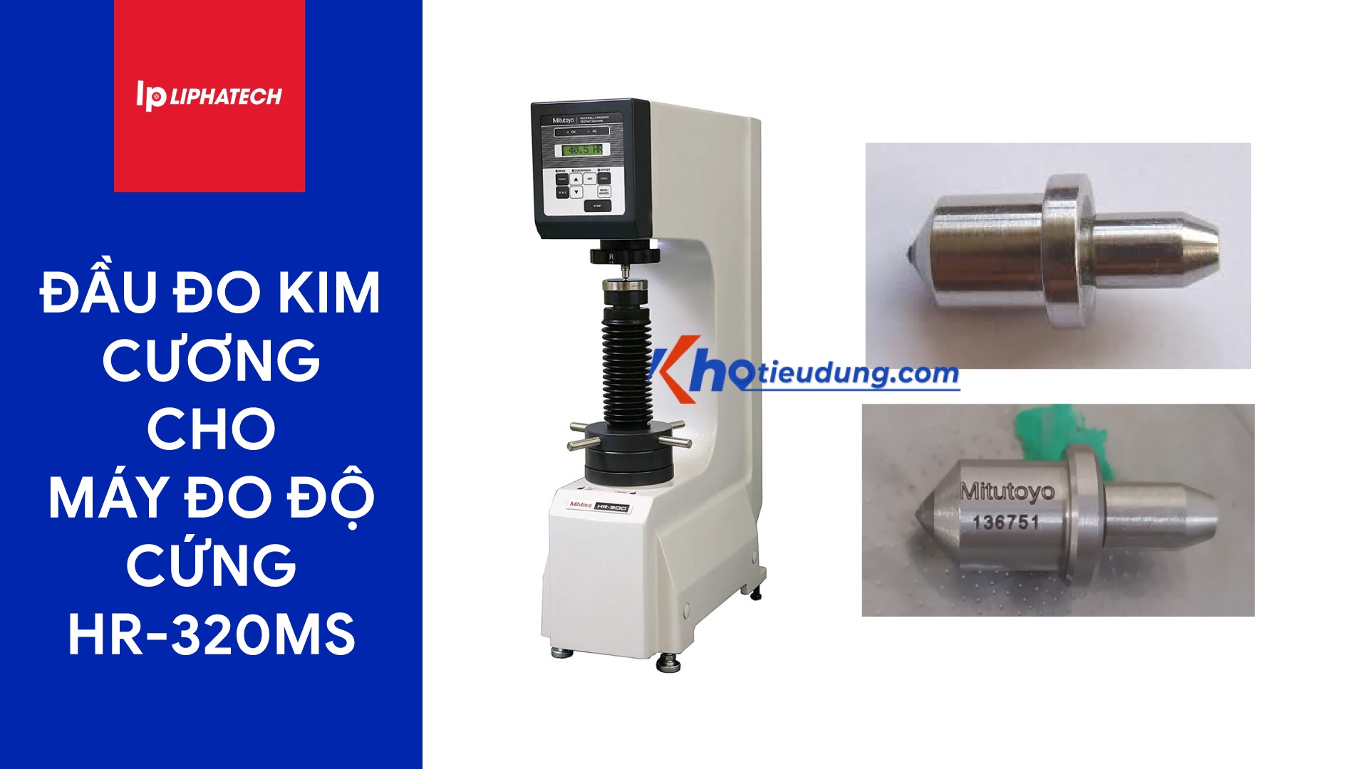 Đầu đo kim cương cho máy đo độ cứng HR-320MS 2 Đầu đo kim cương cho máy đo độ cứng HR-320MS