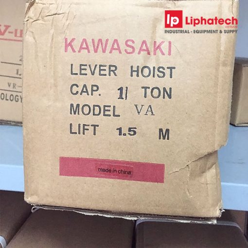 Pa lăng xích kéo tay Kawasaki 1 tấn 1.5m VA-1 Chính hãng 6