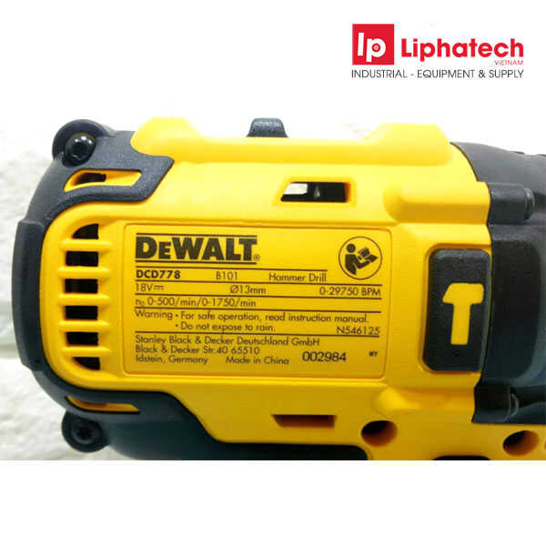 Máy khoan vặn vít động lực dùng pin 18V DCD778D2-B1 Dewalt Chính Hãng ...