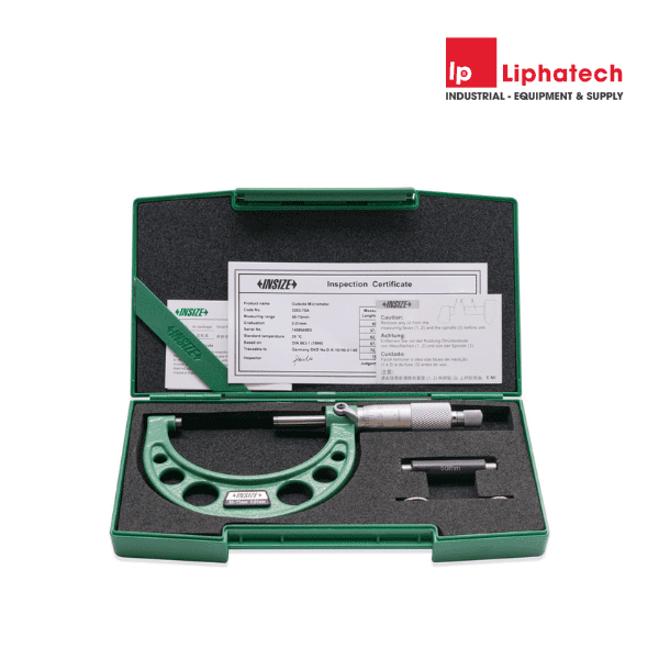 Panme đo ngoài cơ khí 100-125mm 3203-125A INSIZE Outside Micrometer 9 Panme đo ngoài cơ khí 100-125mm 3203-125A INSIZE Outside Micrometer