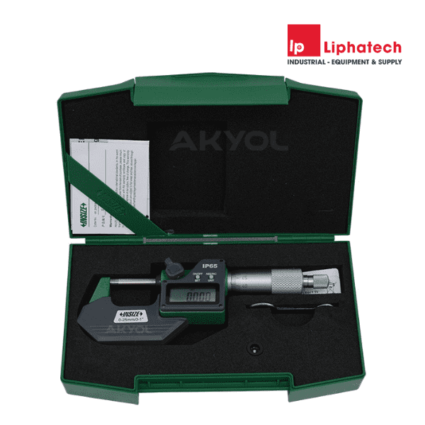 Panme đo ngoài điện tử chống nước 75-100mm INSIZE 3108-100A Waterproof Outside Micrometer 8 Panme đo ngoài điện tử chống nước 75-100mm INSIZE 3108-100A Waterproof Outside Micrometer