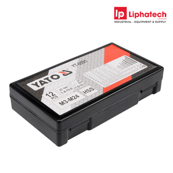 Bộ mũi khoan phá ốc vít hỏng 12 chi tiết YATO YT-0591 Chính Hãng 8 Bộ mũi khoan phá ốc vít hỏng 12 chi tiết YATO YT-0591 Chính Hãng