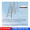 Thang nhôm gấp khúc Kagami KT-67D Dài 6,7 mét, Gấp chữ A 3,3 mét 11 Thang nhôm gấp khúc Kagami KT-67D