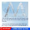 Thang nhôm gấp khúc Kagami KT-67D Dài 6,7 mét, Gấp chữ A 3,3 mét 12 Thang nhôm gấp khúc Kagami KT-67D