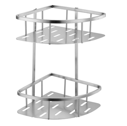 Kệ góc 2 tầng SafeVN Inox 304 bóng Chính Hãng 1 Kệ góc 2 tầng Inox 304 bóng