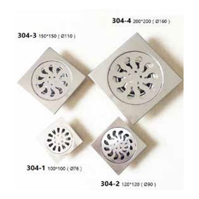 Ga thoát sàn Gia Mỹ 304-2 Ø90 Chính Hãng 1 Ga thoát sàn Gia Mỹ 304-2