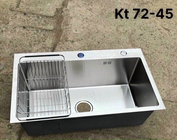 7245 Chậu rửa bát 1 hố đúc liền khối Homaya 7245 (72x45x23cm) Chính Hãng 2