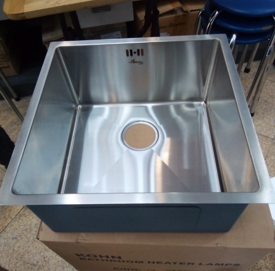 bancoot201302r Chậu rửa bát 1 hố vuông Bancoot 1302R (45x45x23cm) Chính Hãng 1