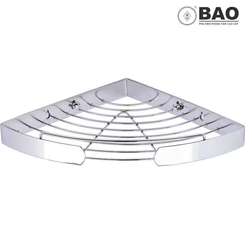 Kệ góc inox 1 tầng Bao BN610 Chính Hãng 1 Kệ góc inox 1 tầng Bao BN610