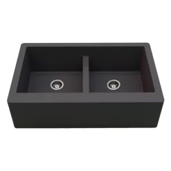 Chậu rửa bát đá nhân tạo Carysil REC1 màu đen