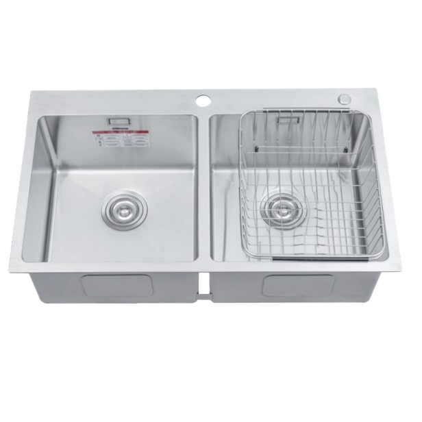 Chậu rửa bát 2 hố cân Paul Schmitt PA8248-T (820x480x230 mm) Chính Hãng 1 Chậu rửa bát 2 hố cân Paul Schmitt PA8248-T