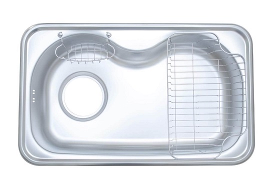 cico20hb85 Chậu rửa bát 1 hố Hàn Quốc CICO HB85 (850x510mm) Chính Hãng 2