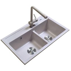 Chậu rửa bát đá thạch anh EU-7543D