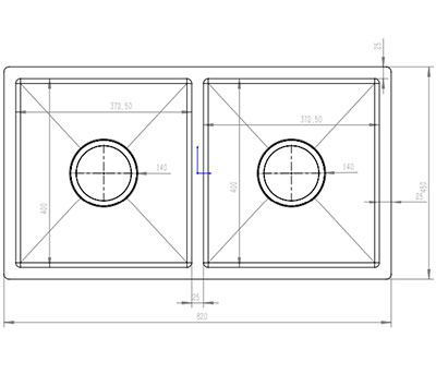 eu-8245hma-bv Chậu rửa bát EU-8245HMA (820x450x220) Chính Hãng 3