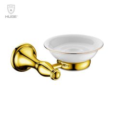 Khay đựng xà phòng mạ vàng Huge H-B1228G